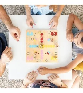 Jeu en bois Animaux Mignons : Petits Chevaux revisités pour la famille