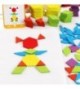 Ensemble Puzzle Montessori 155 pièces Géométriques en Bois