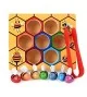 Jeu Montessori Ruche d'Abeilles Colorées: Éveil et Apprentissage des Couleurs